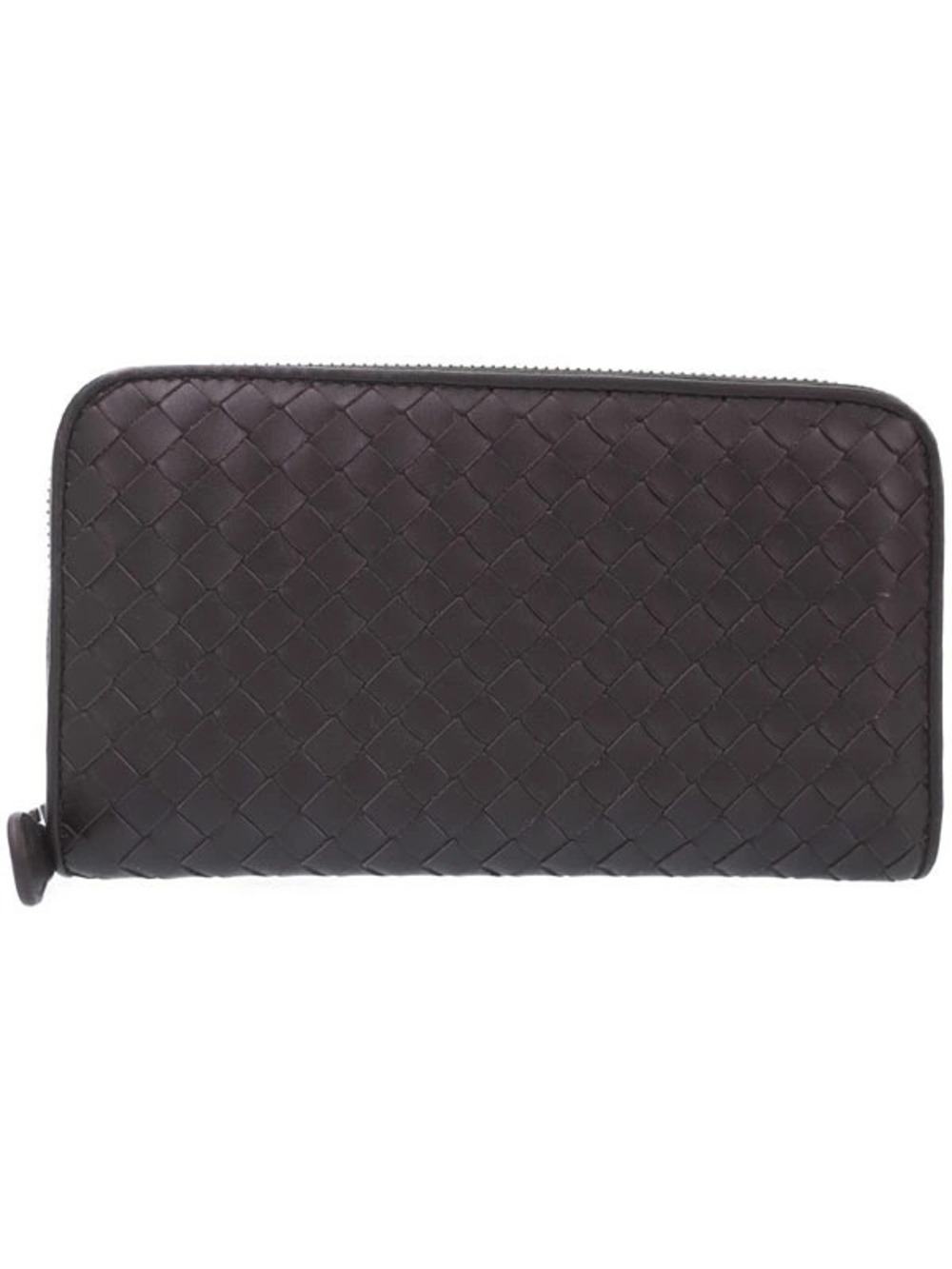 Bottega Veneta Intrecciato Round Zipper Long Wallet